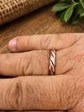 Twisted wire ring