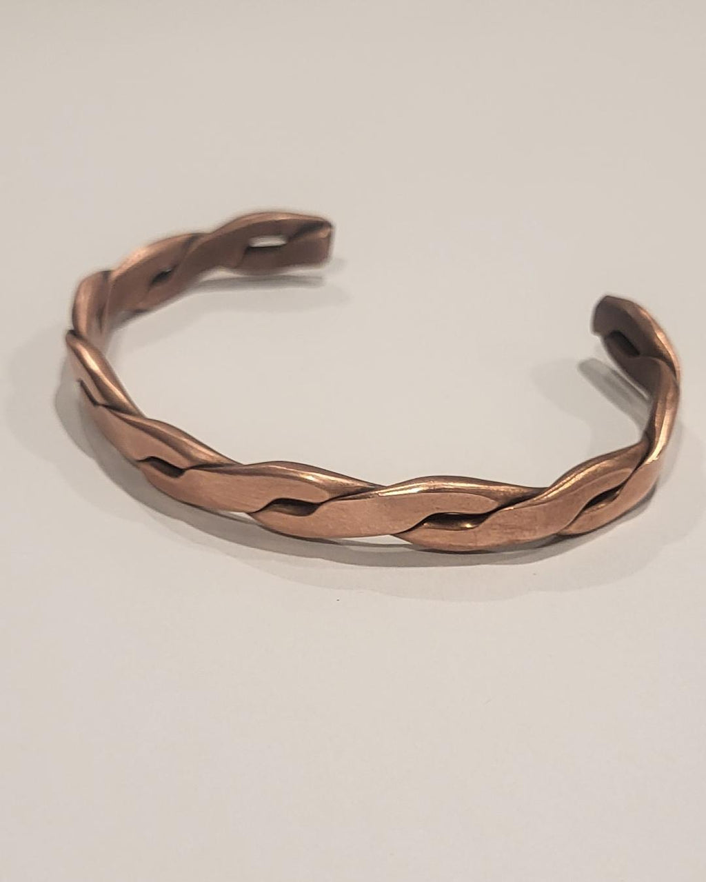 Large Twisted Copper Wire Bracelet – Bold Handmade Statement Jewelry